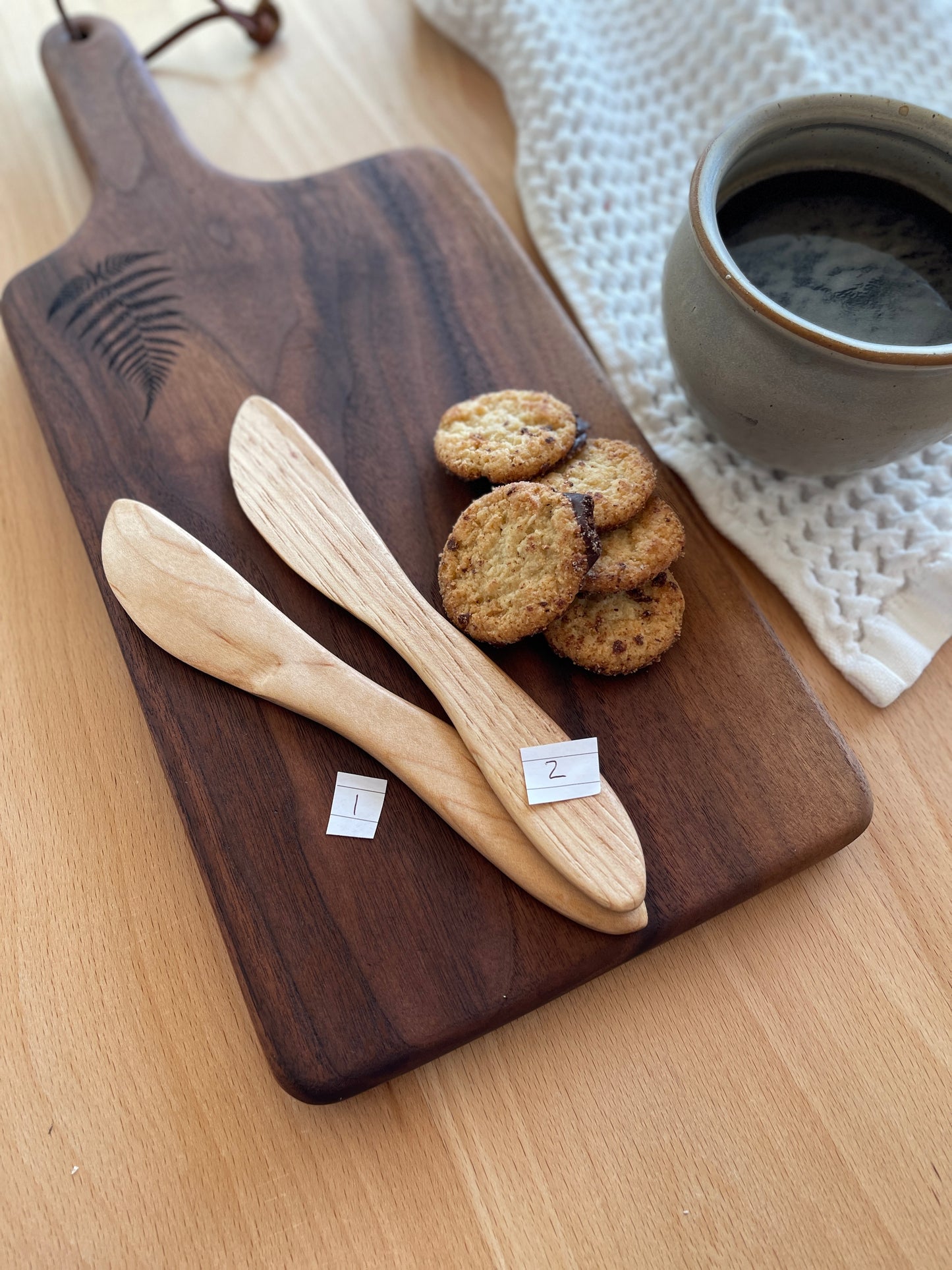 Handmade Wood Butter Spreader
