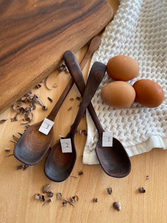 Large Handmade Wood Spoon Walnut
