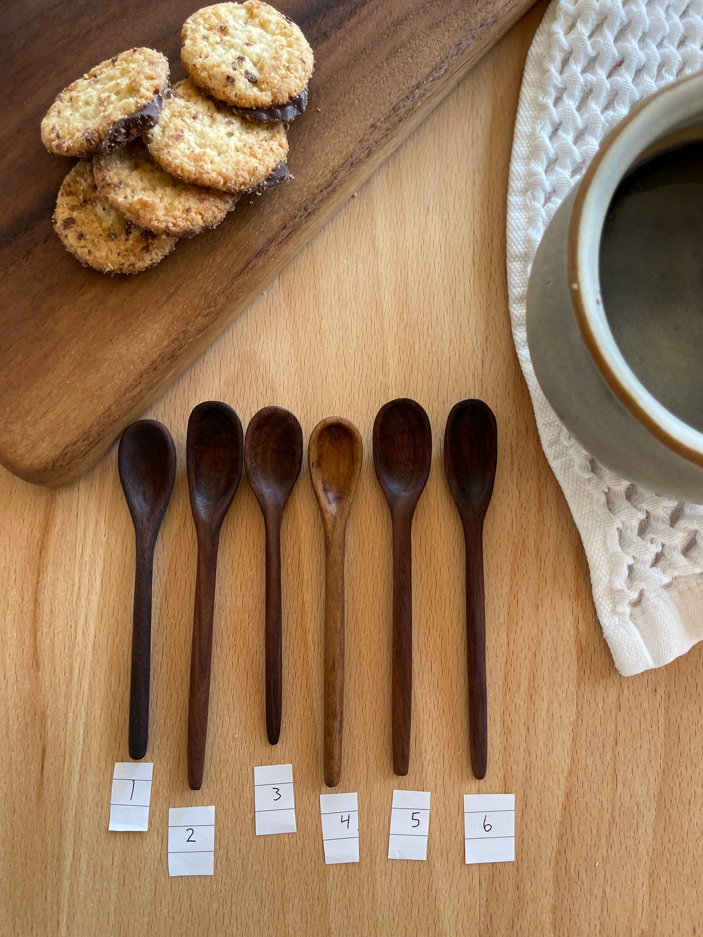 Small Handmade Wood Spoon Walnut