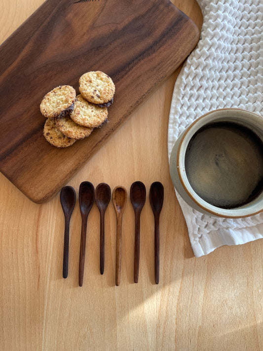 Small Handmade Wood Spoon Walnut