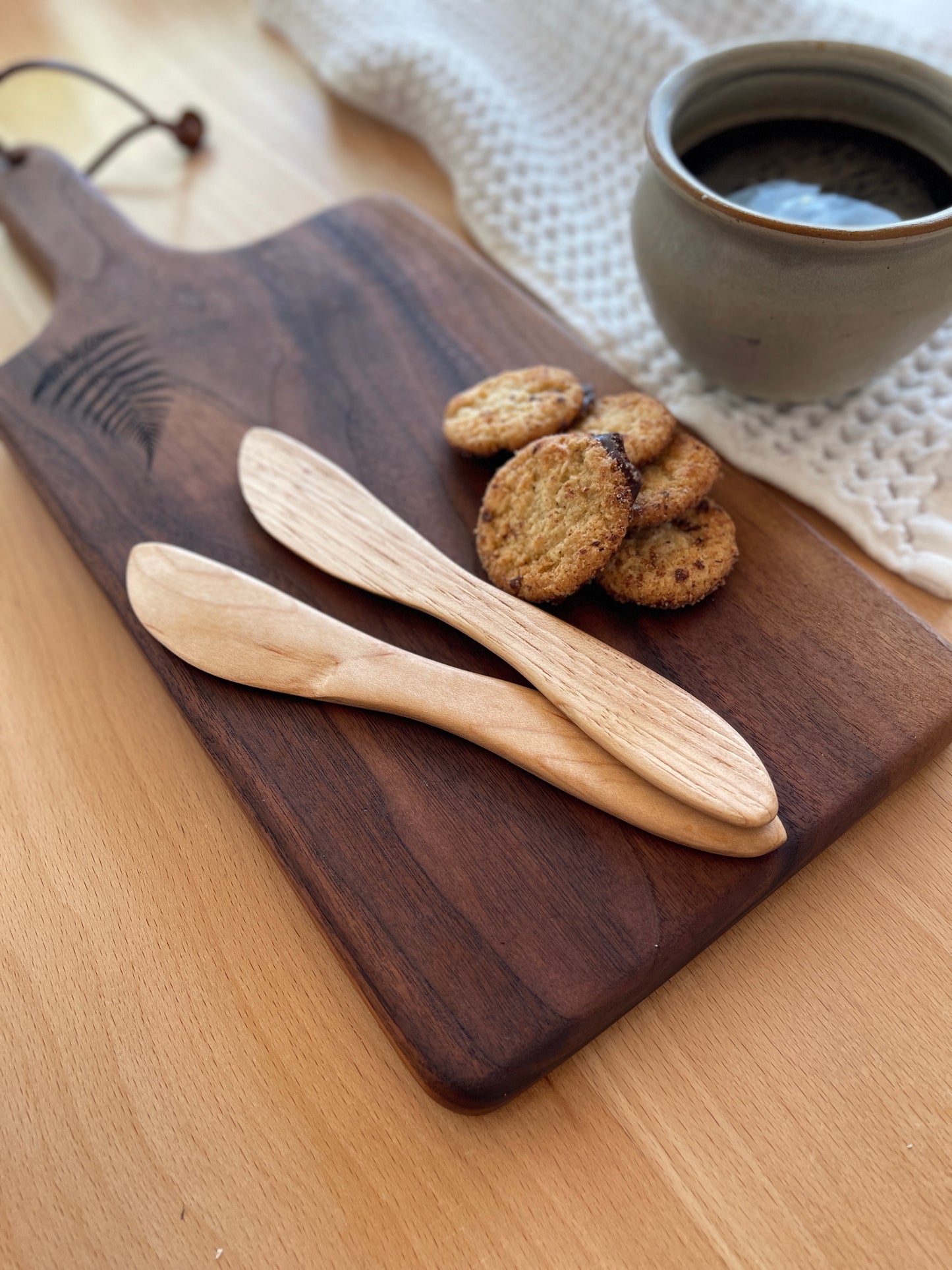 Handmade Wood Butter Spreader